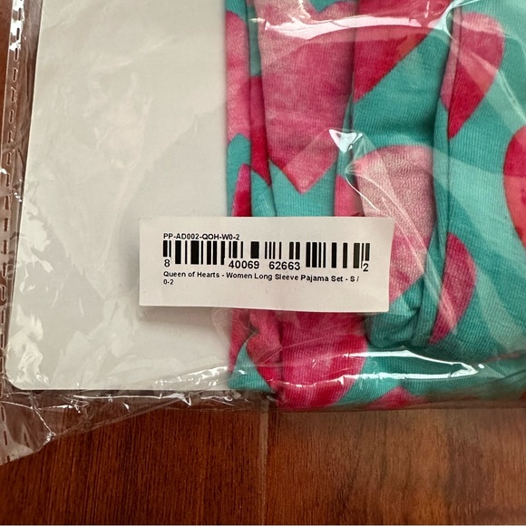 🆕 Posh Peanut Bamboo Queen of Hearts Long Sleeve 2-Piece Pajama Set - Picture 3 of 6